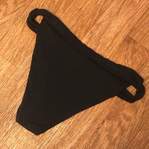 Skims Soot Black Twist Bikini Cheeky Panties Size 3X - Picture 4 of 9